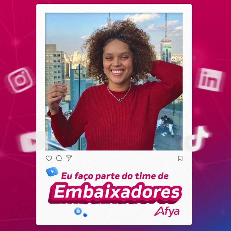 Mayara Araujo como embaixadora Afya
